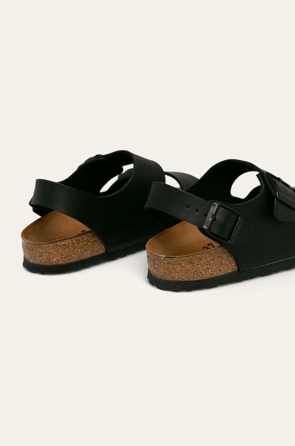 Босоножки Birkenstock Milano Birko-Flor цвет черный фото 2