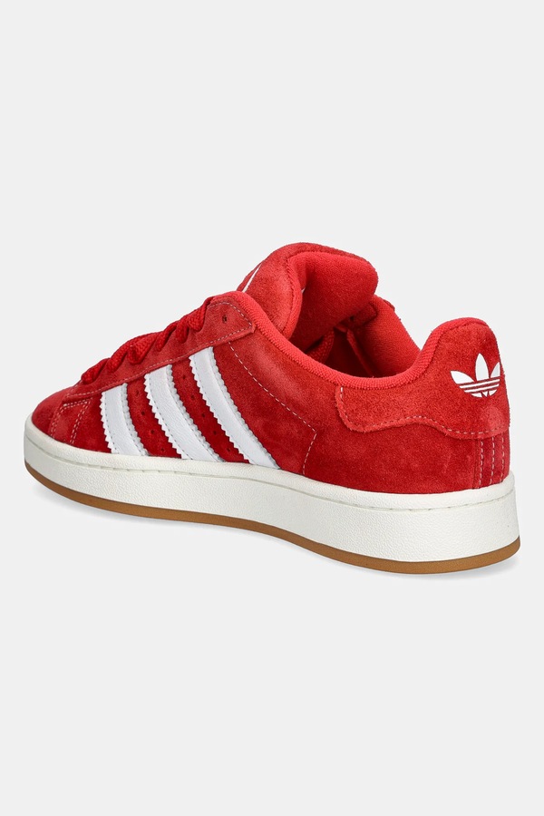 Замшеві кросівки adidas Originals Campus 00S колір червоний фото 3