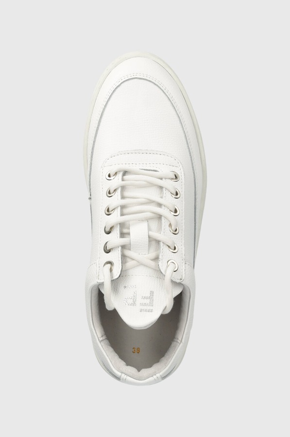 Шкіряні кросівки Filling Pieces колір білий фото 4