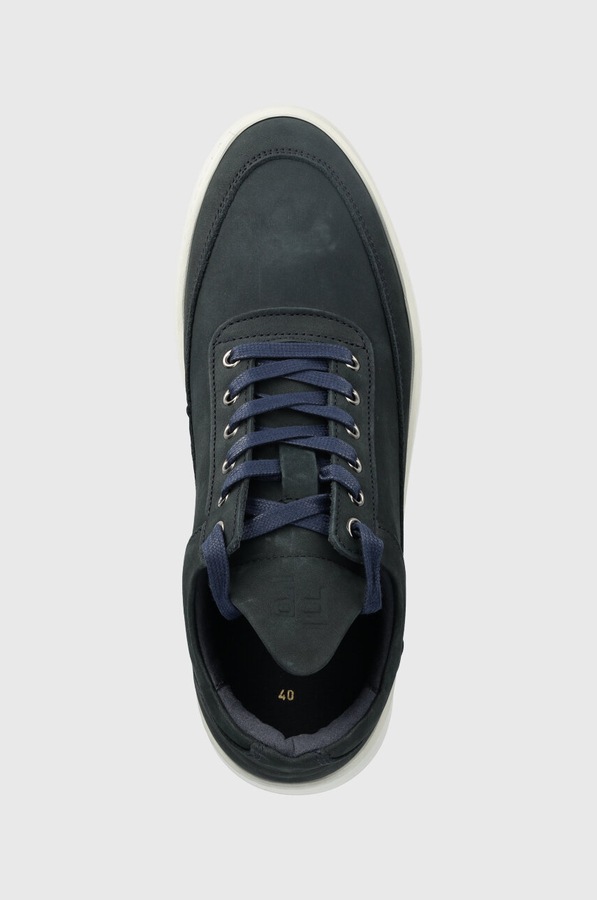 Замшеві кросівки Filling Pieces колір синій фото 4