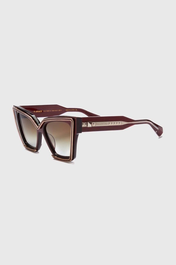 Сонцезахисні окуляри Valentino Eyewear V - GRACE колір бордовий