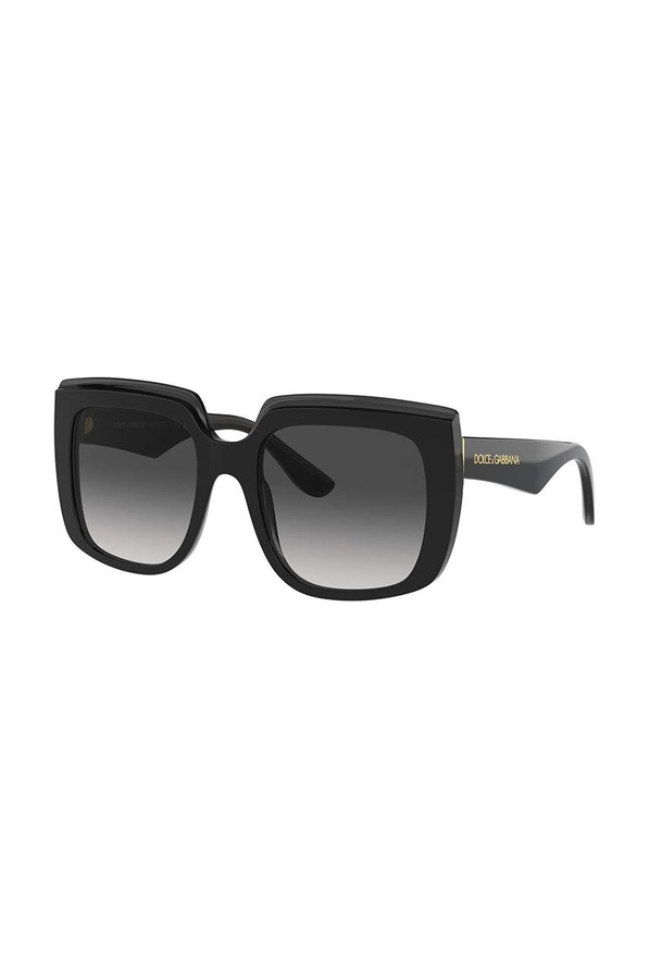 Сонцезахисні окуляри Dolce & Gabbana колір чорний