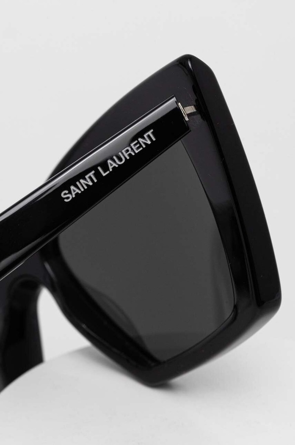 Сонцезахисні окуляри Saint Laurent колір чорний фото 3