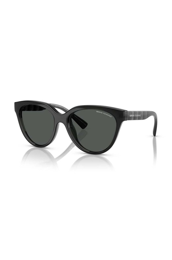 Сонцезахисні окуляри Armani Exchange колір чорний