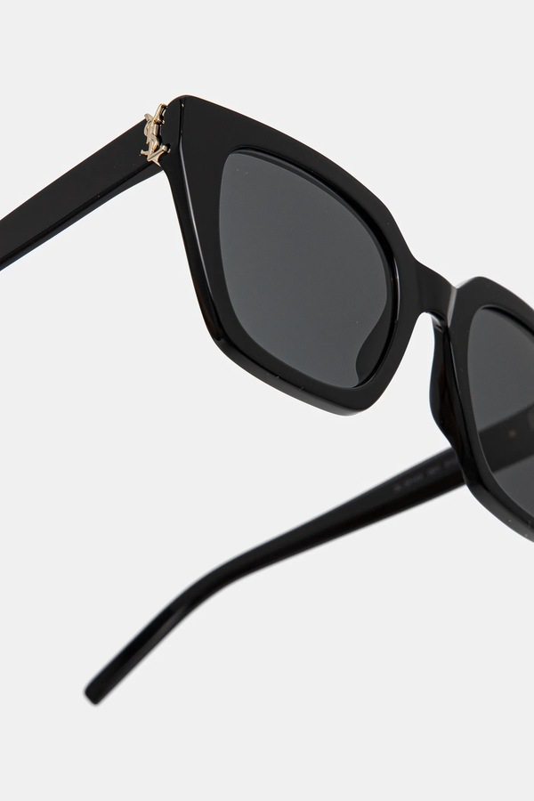 Сонцезахисні окуляри Saint Laurent колір чорний фото 3