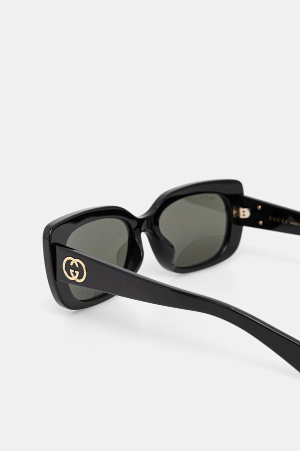 Сонцезахисні окуляри Gucci колір чорний фото 3