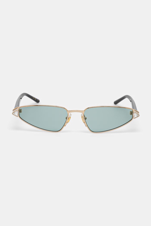 Сонцезахисні окуляри жіночі Valentino Eyewear колір золотий