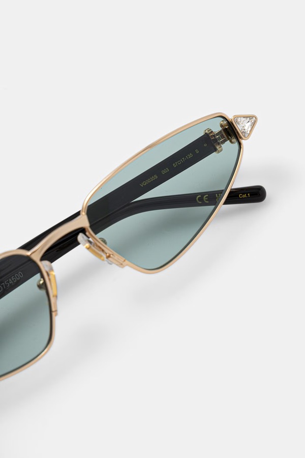 Сонцезахисні окуляри жіночі Valentino Eyewear колір золотий фото 2