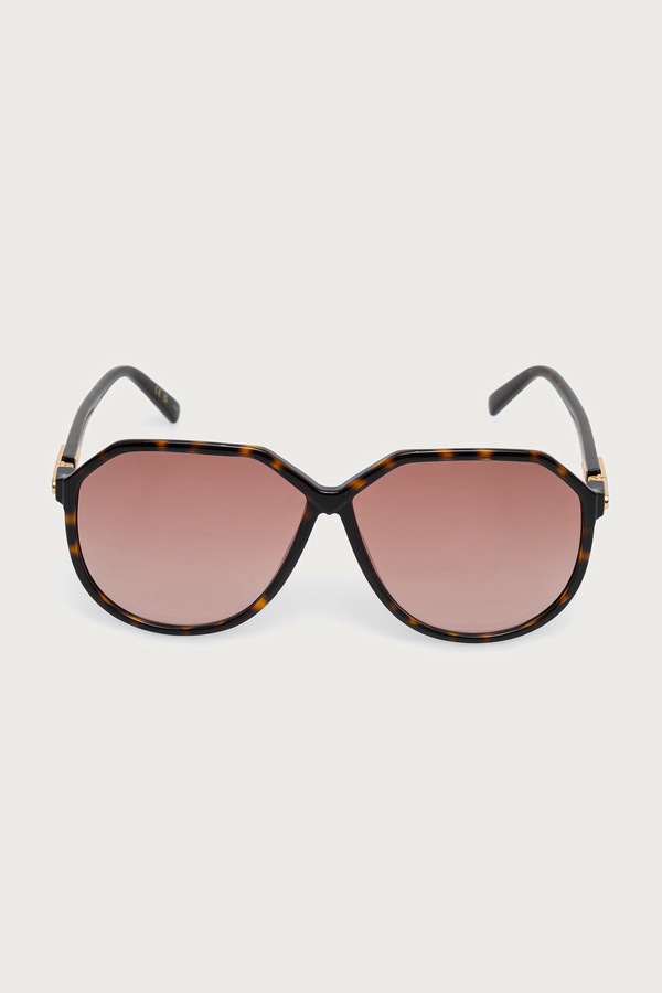 Сонцезахисні окуляри жіночі Valentino Eyewear колір коричневий