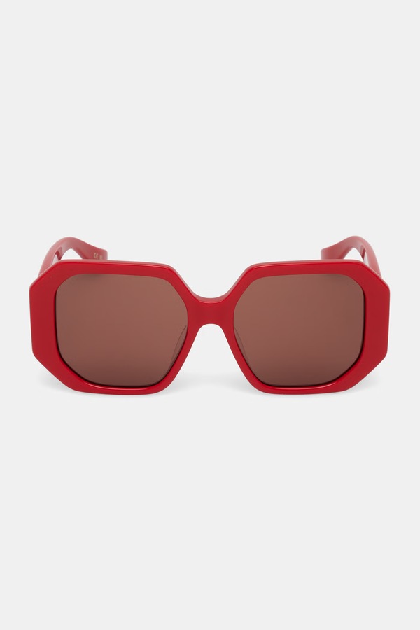 Сонцезахисні окуляри жіночі Valentino Eyewear колір червоний