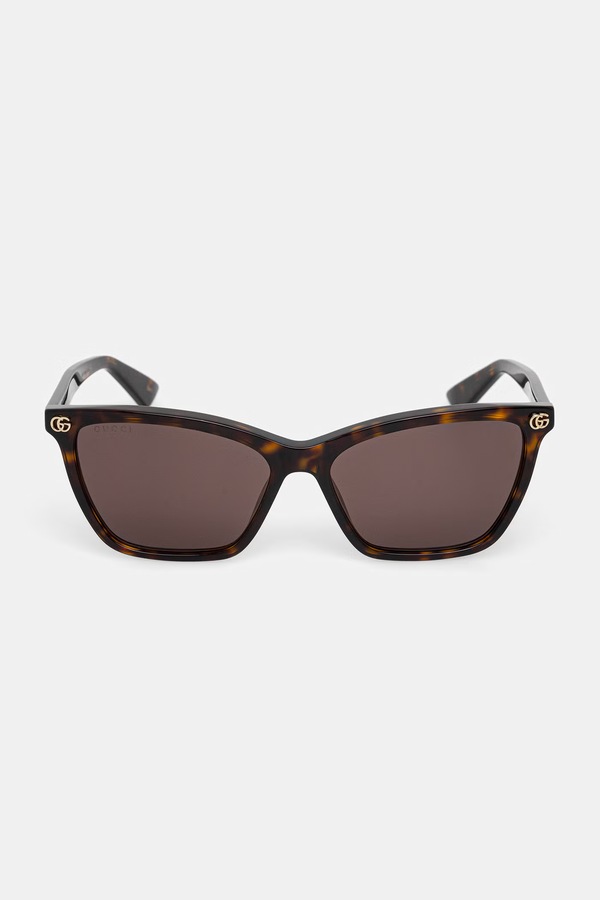 Сонцезахисні окуляри "cat eyes" жіночі Gucci колір коричневий фото 2