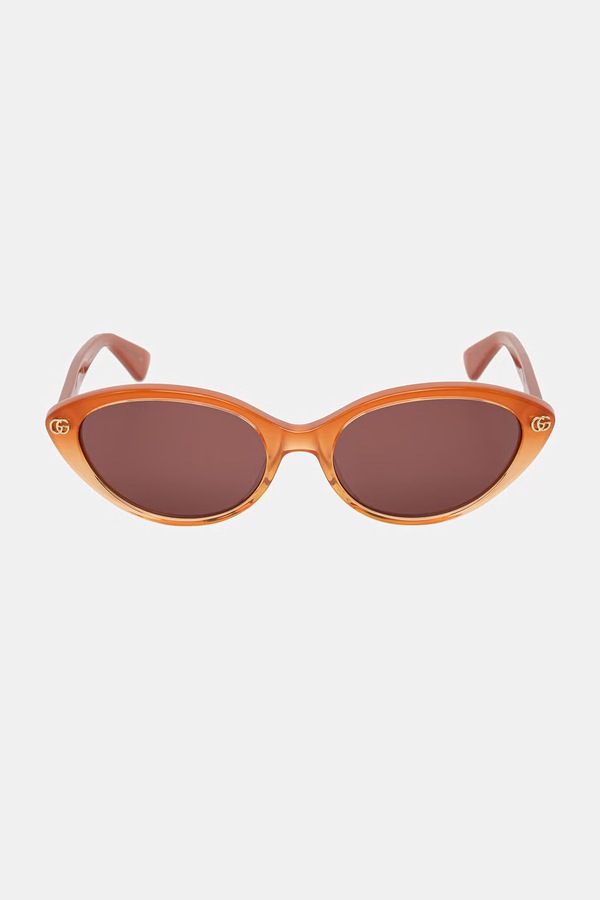 Сонцезахисні окуляри "cat eyes" жіночі Gucci колір помаранчевий фото 2