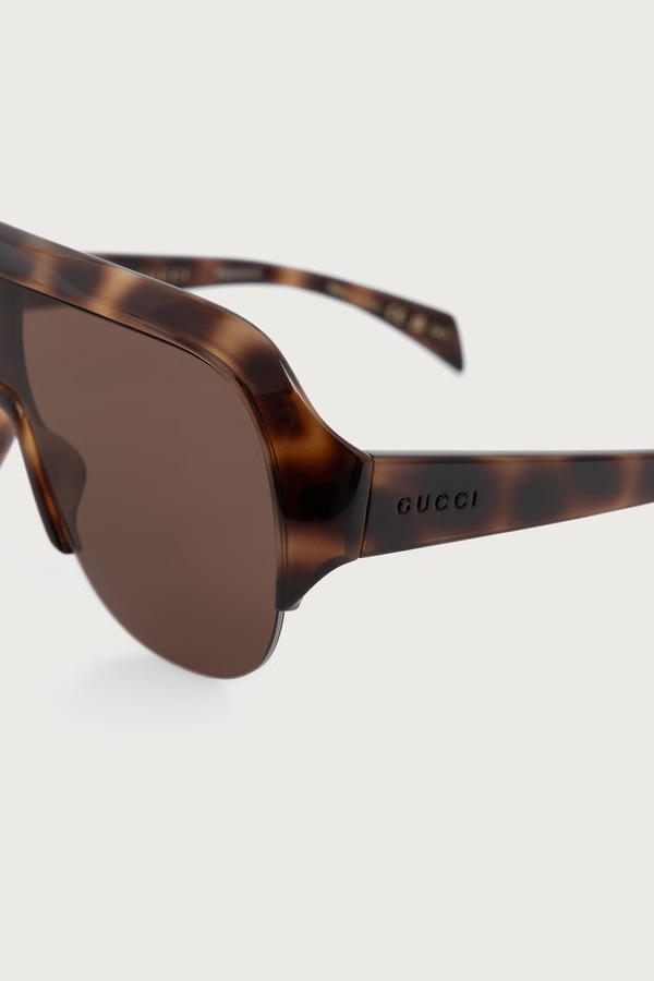 Сонцезахисні окуляри жіночі Gucci колір коричневий фото 3