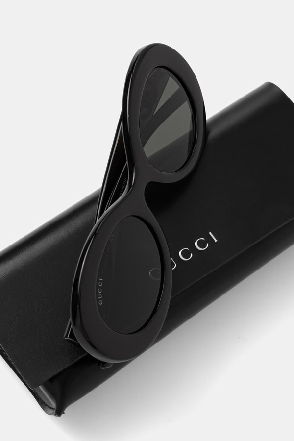 Сонцезахисні окуляри жіночі Gucci колір чорний фото 3