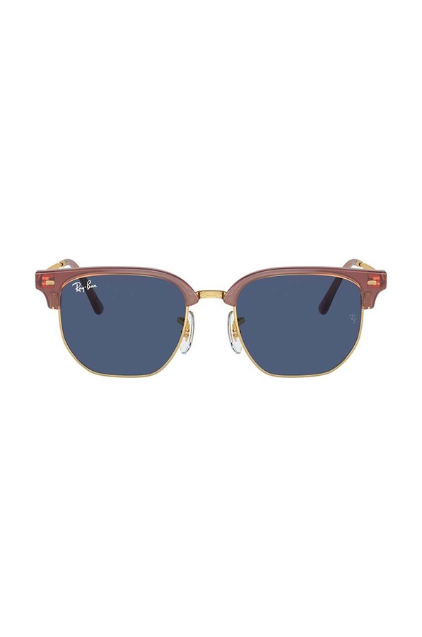 Дитячі сонцезахисні окуляри Ray-Ban NEW CLUBMASTER колір фіолетовий фото 2