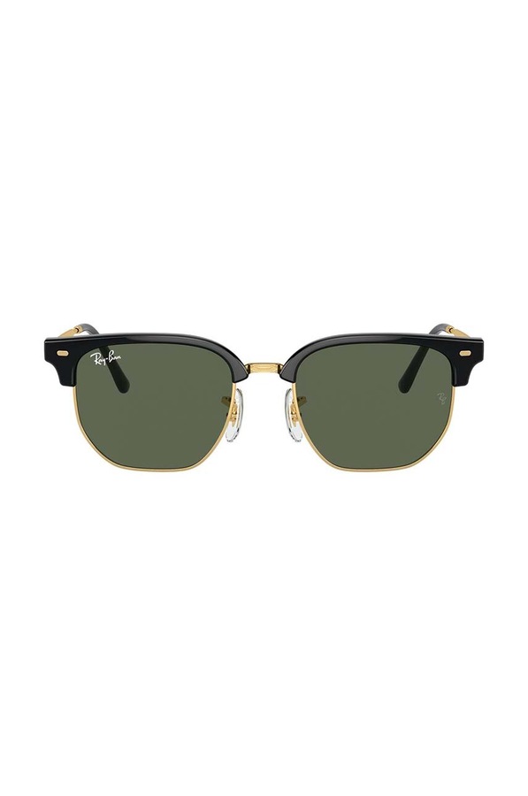 Дитячі сонцезахисні окуляри Ray-Ban NEW CLUBMASTER колір чорний фото 2