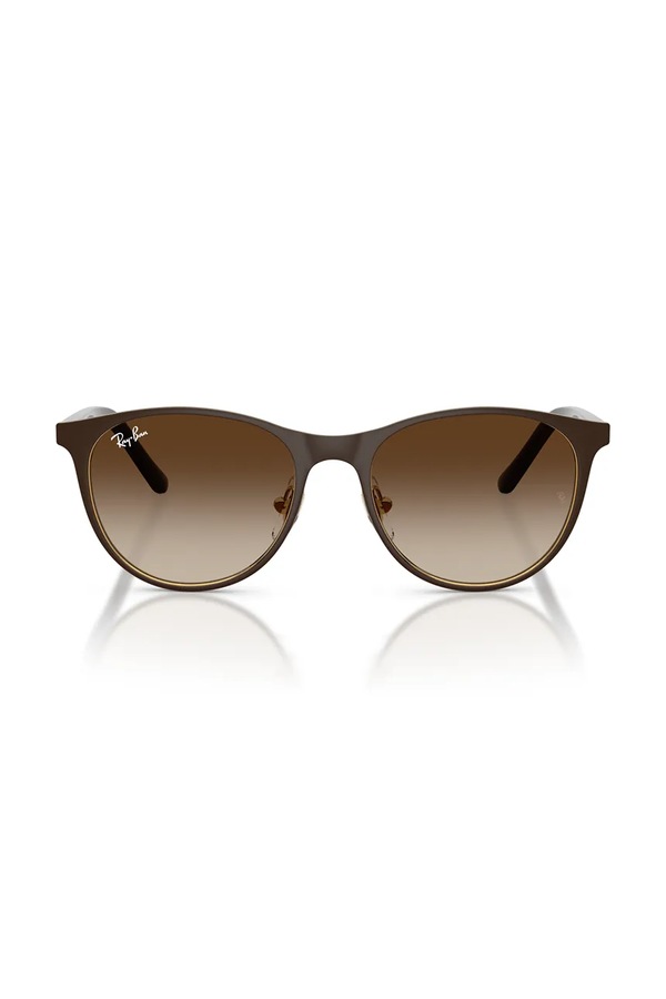 Сонцезахисні окуляри дитячі Ray-Ban колір коричневий