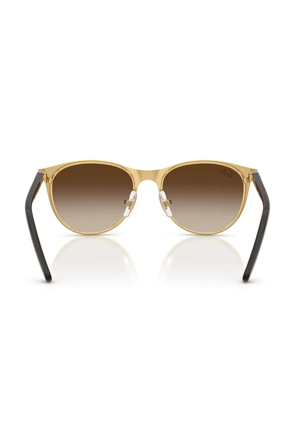 Сонцезахисні окуляри дитячі Ray-Ban колір коричневий фото 4