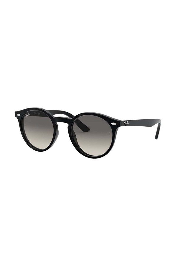 Дитячі сонцезахисні окуляри Ray-Ban Junior колір чорний фото 2