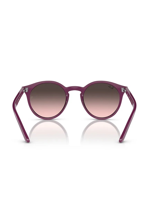 Сонцезахисні окуляри дитячі Ray-Ban колір бордовий фото 4