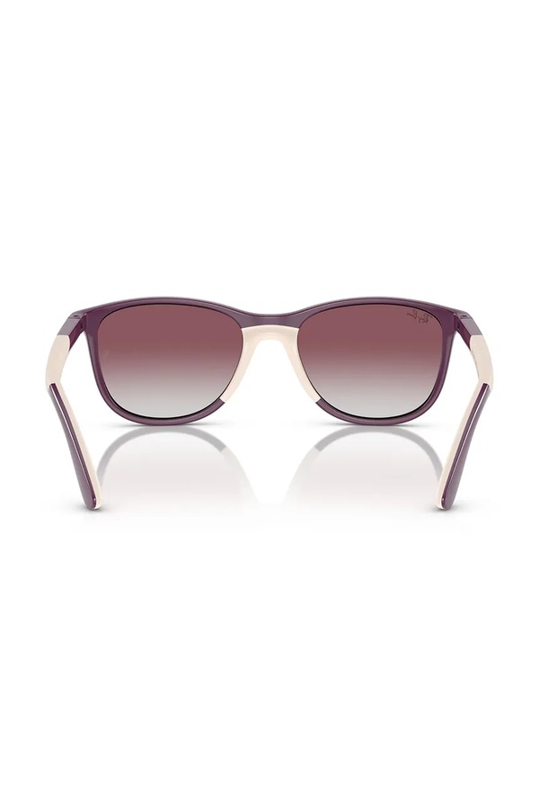 Дитячі сонцезахисні окуляри Ray-Ban колір фіолетовий фото 4