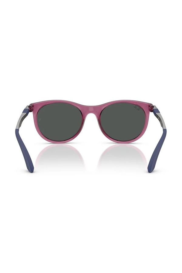 Дитячі сонцезахисні окуляри Ray-Ban колір фіолетовий фото 4