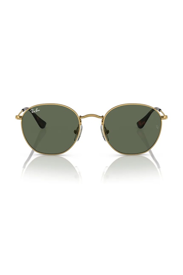 Солнцезащитные очки детские Ray-Ban JUNIOR ROB цвет зеленый