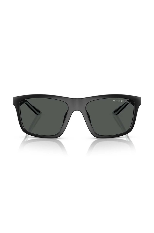 Сонцезахисні окуляри Armani Exchange колір чорний фото 2