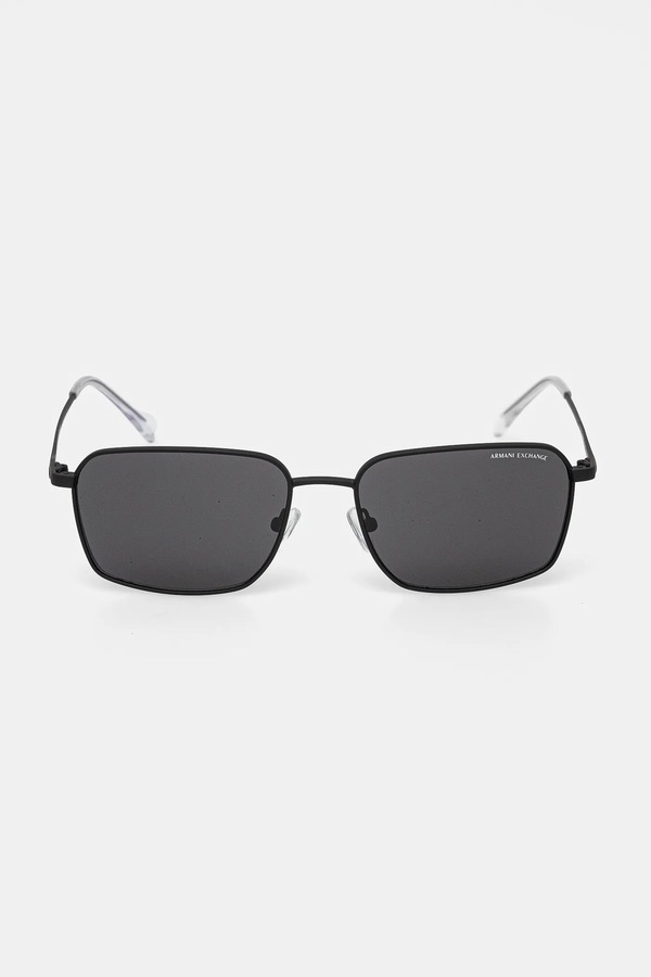 Сонцезахисні окуляри Armani Exchange колір чорний