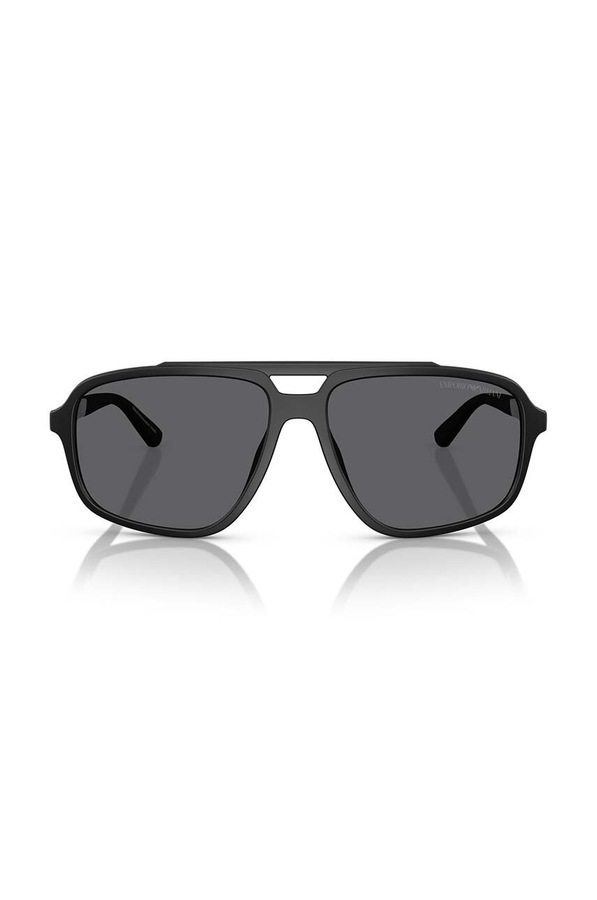 Сонцезахисні окуляри Emporio Armani колір чорний фото 2