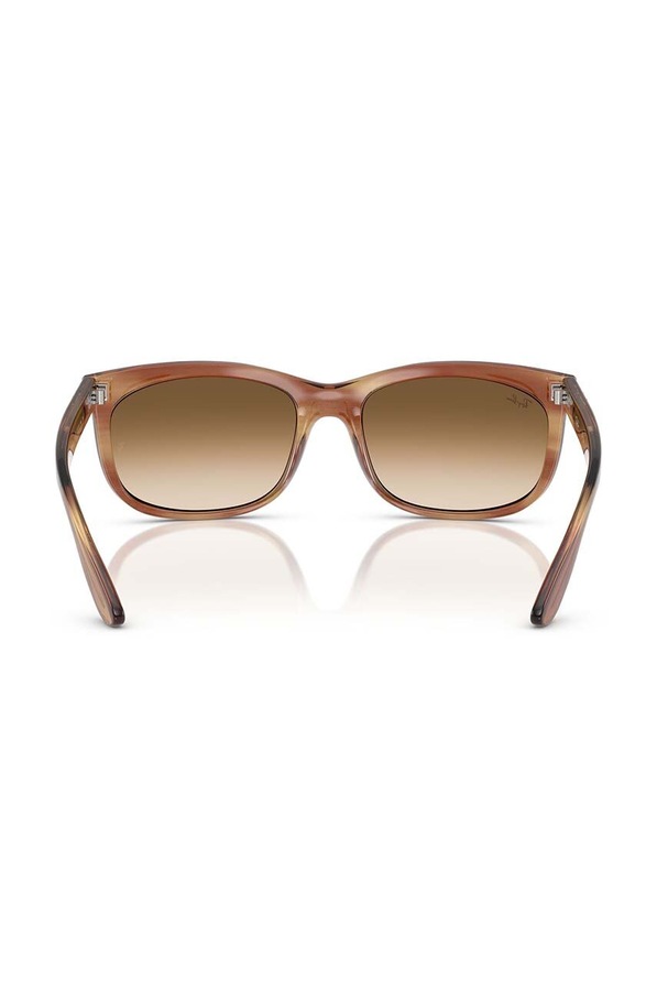 Сонцезахисні окуляри Ray-Ban колір бежевий фото 4
