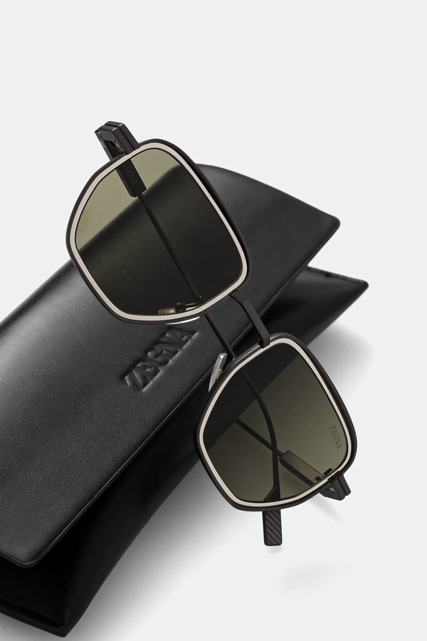 Сонцезахисні окуляри Zegna колір срібний фото 3