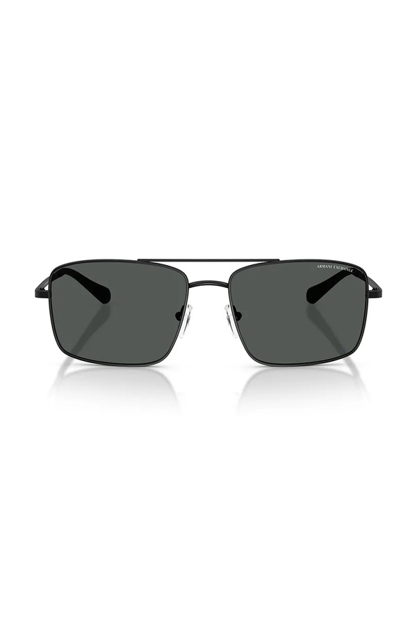 Сонцезахисні окуляри Armani Exchange колір чорний