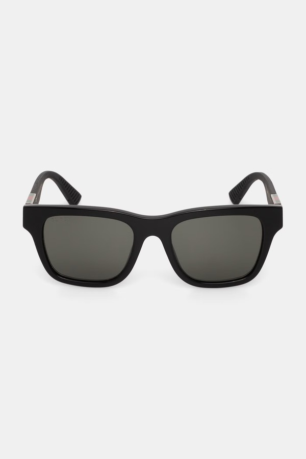 Квадратні сонцезахисні окуляри чоловічі Gucci колір чорний фото 2