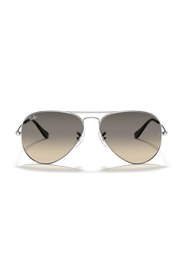 Сонцезахисні окуляри авіатори Ray-Ban AVIATOR LARGE METAL колір сірий