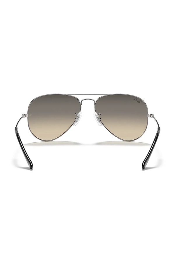 Сонцезахисні окуляри авіатори Ray-Ban AVIATOR LARGE METAL колір сірий фото 3
