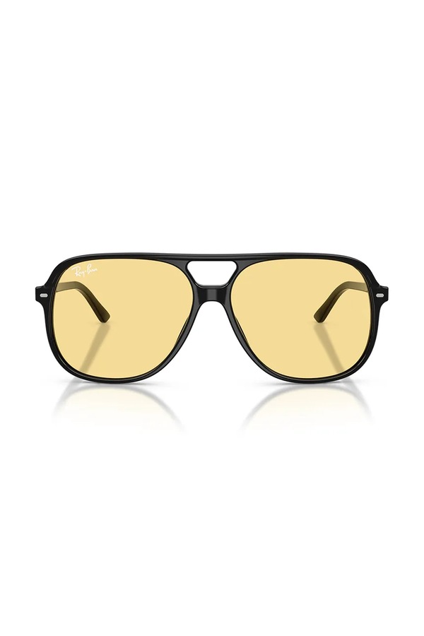 Сонцезахисні окуляри авіатори Ray-Ban BILL колір чорний фото 2