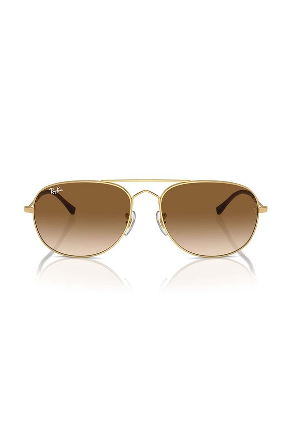 Сонцезахисні окуляри Ray-Ban колір золотий фото 2