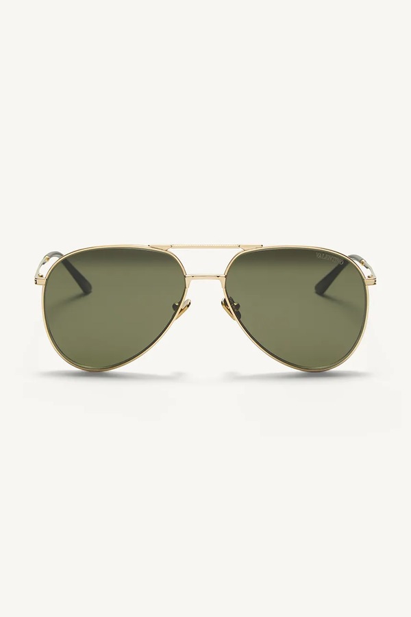 Сонцезахисні окуляри Valentino Eyewear VLS-172 колір золотий