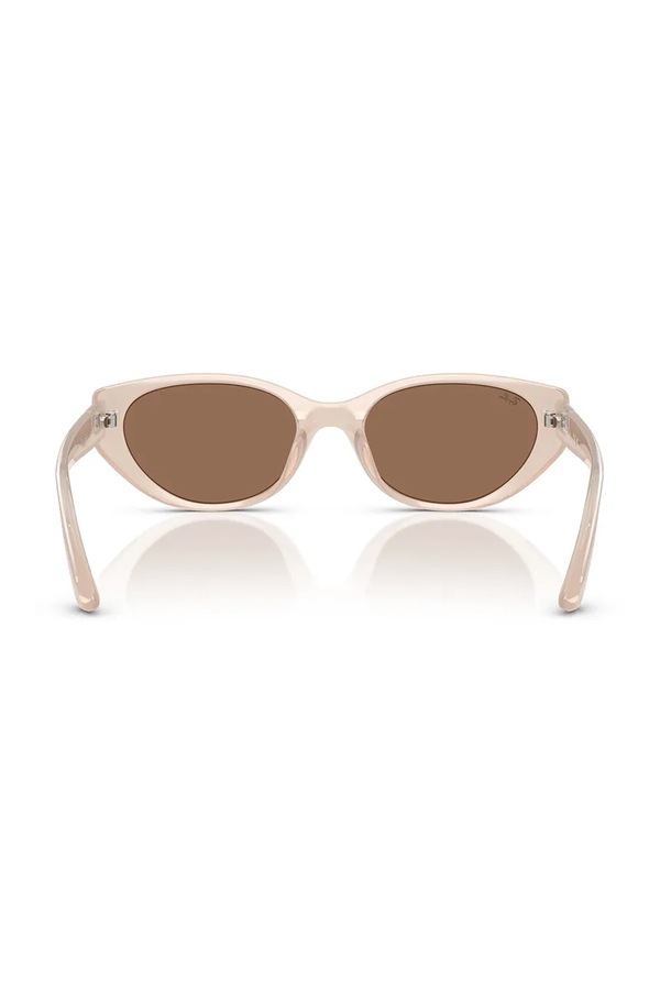 Сонцезахисні окуляри Ray-Ban колір бежевий фото 3