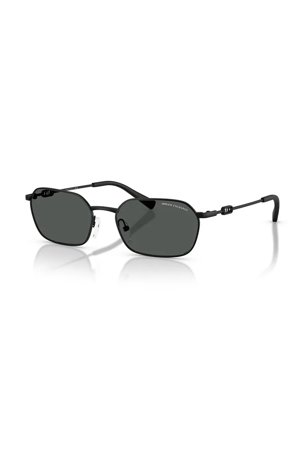 Сонцезахисні окуляри Armani Exchange колір чорний