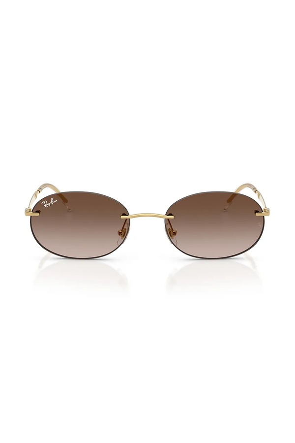 Сонцезахисні окуляри Ray-Ban колір золотий фото 4