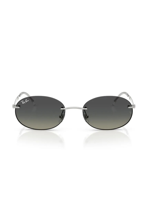 Сонцезахисні окуляри Ray-Ban колір срібний фото 4