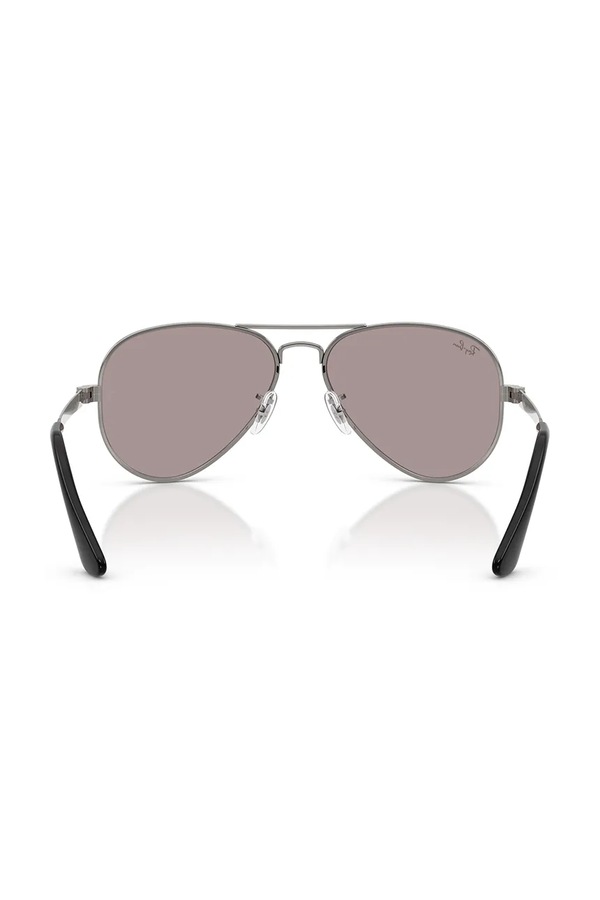 Сонцезахисні окуляри авіатори Ray-Ban колір сірий фото 3