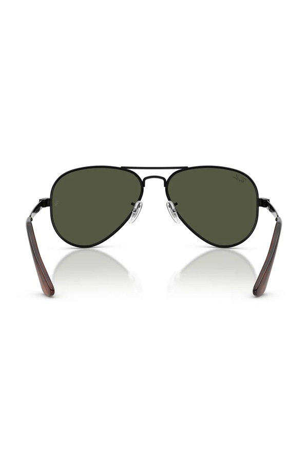 Сонцезахисні окуляри авіатори Ray-Ban колір чорний фото 3