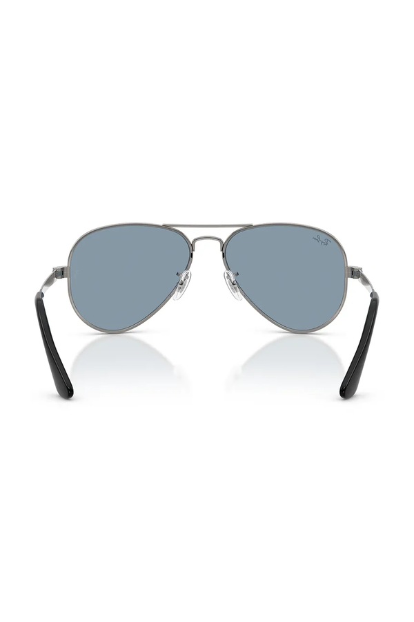 Сонцезахисні окуляри авіатори Ray-Ban колір сірий фото 3