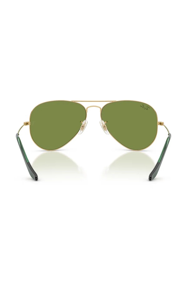 Сонцезахисні окуляри авіатори Ray-Ban AVIATOR LARGE METAL колір золотий фото 3