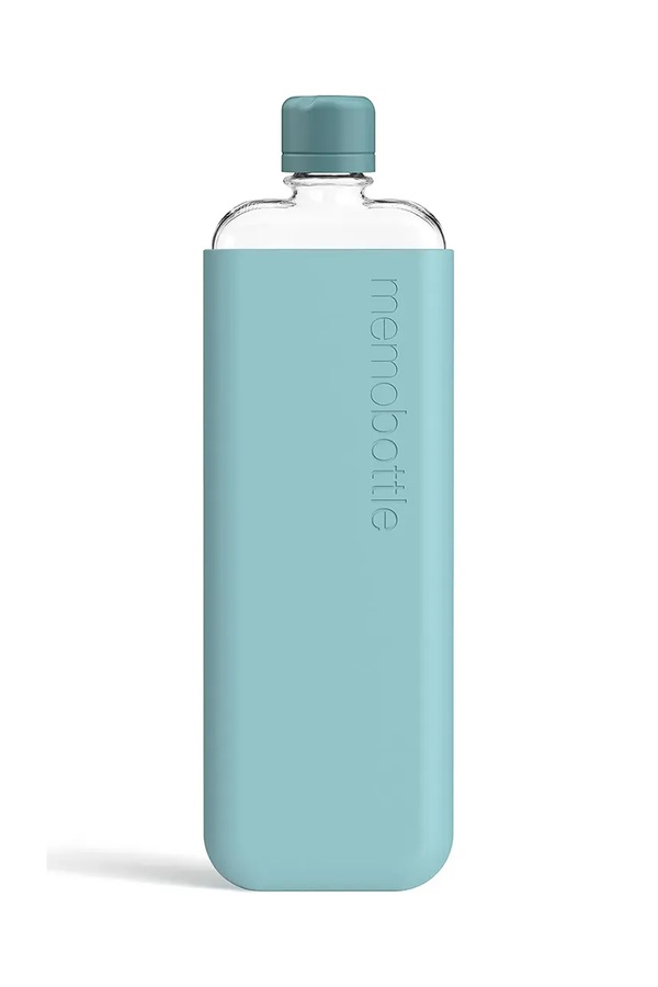 Пляшка для води memobottle Original Slim 450 ml колір бірюзовий