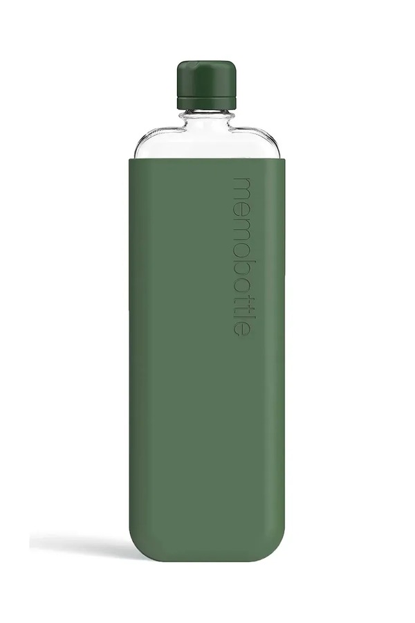 Пляшка для води memobottle Original Slim 450 ml колір зелений