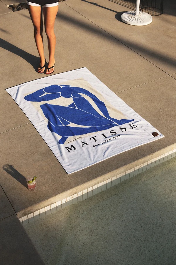 Бавовняний пляжний рушник Slowtide x Henri Matisse 100 x 150 cm